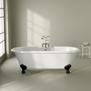 Baignoire îlot en fonte, 170x77 cm, Liverpool