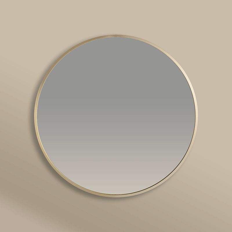 Chatelet Miroir Rond Diam50 Dore Mat