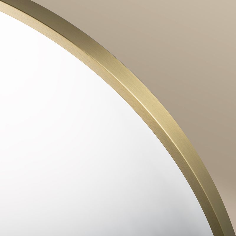 Chatelet Miroir Rond Diam50 Dore Mat