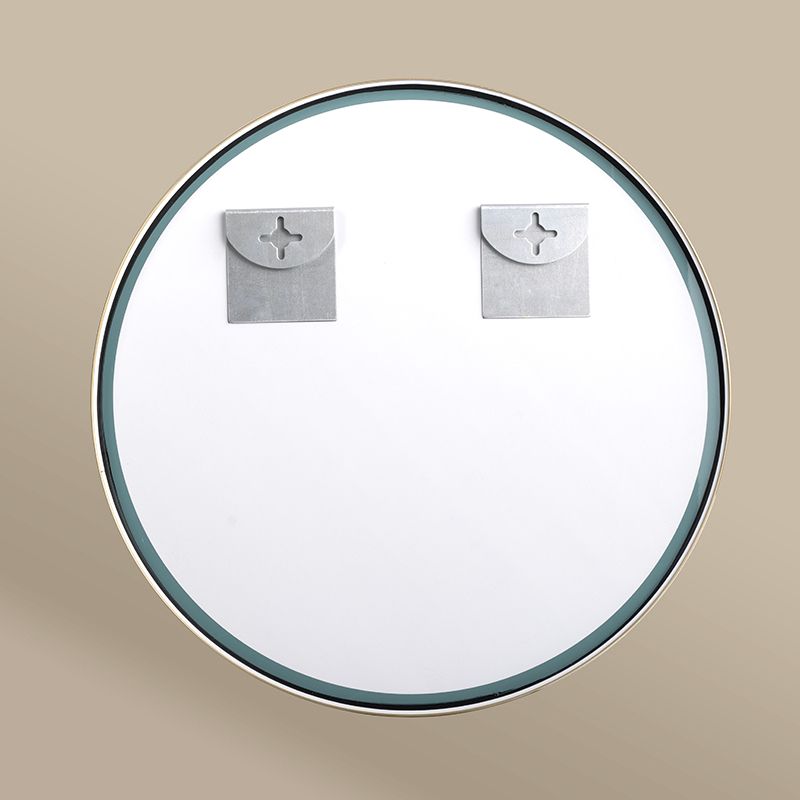Chatelet Miroir Rond Diam50 Dore Mat