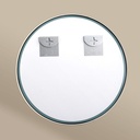 Chatelet Miroir Rond Diam50 Dore Mat