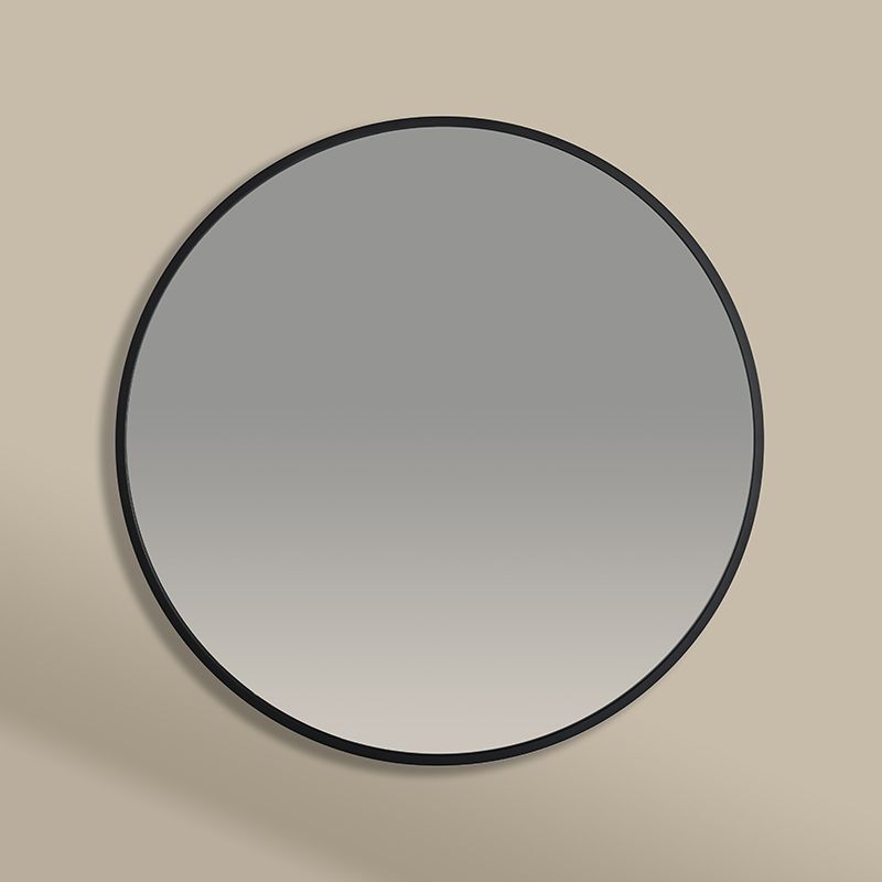 Chatelet Miroir Rond Diam50 Noir Mat