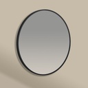 Chatelet Miroir Rond Diam50 Noir Mat