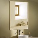 Chatelet Miroir Rectangulaire 60X80 Dore Mat