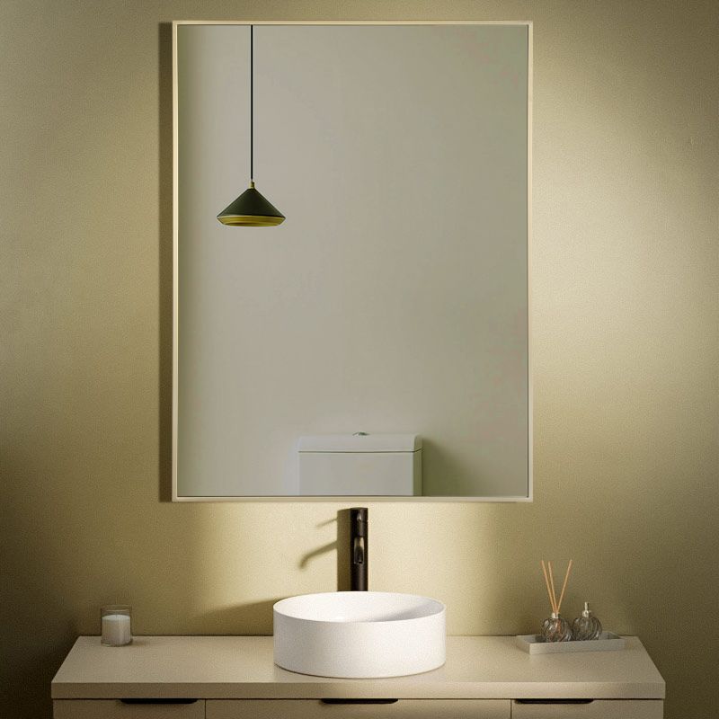 Chatelet Miroir Rectangulaire 60X80 Dore Mat