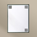 Chatelet Miroir Rectangulaire 60X80 Dore Mat