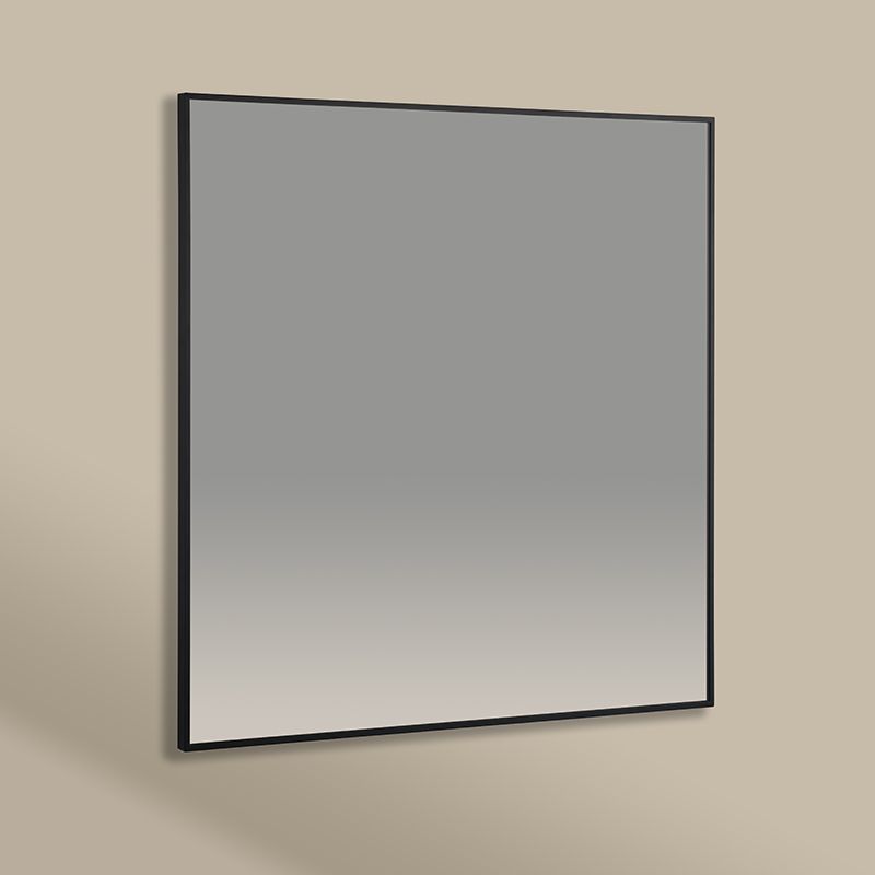 Chatelet Miroir Carre 80X80 Noir Mat