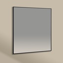 Chatelet Miroir Carre 80X80 Noir Mat
