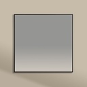 Chatelet Miroir Carre 80X80 Noir Mat