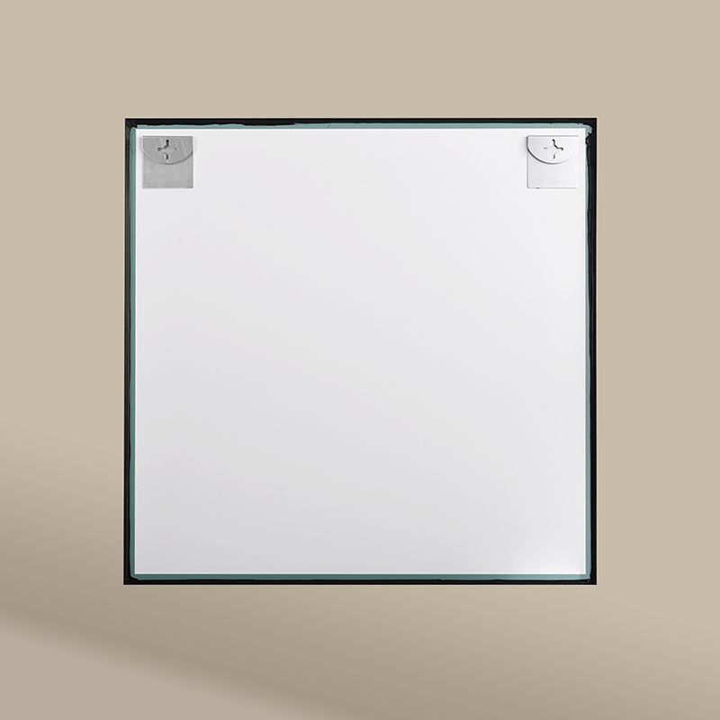 Chatelet Miroir Carre 80X80 Noir Mat