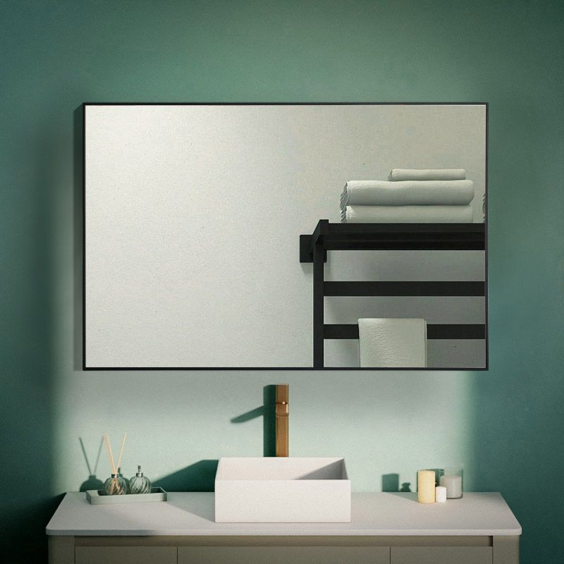 Chatelet Miroir Rectangulaire 120X80 Noir Mat