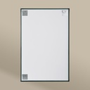 Chatelet Miroir Rectangulaire 120X80 Noir Mat