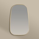 Elipse Miroir Rectangulaire 60X80 Dore Mat