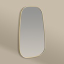 Elipse Miroir Rectangulaire 60X80 Dore Mat