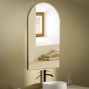 Miroir Demi Lune 55X100 Dore Mat, Chatelet