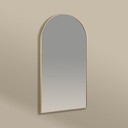 Miroir Demi Lune 55X100 Dore Mat, Chatelet