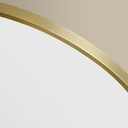 Miroir Demi Lune 55X100 Dore Mat, Chatelet