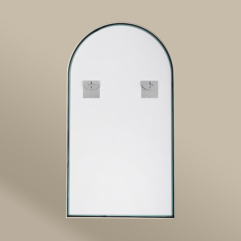 Miroir Demi Lune 55X100 Dore Mat, Chatelet
