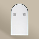 Miroir Demi Lune 55X100 Dore Mat, Chatelet