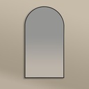 Miroir Demi-Lune 55X100 Noir Mat Chatelet