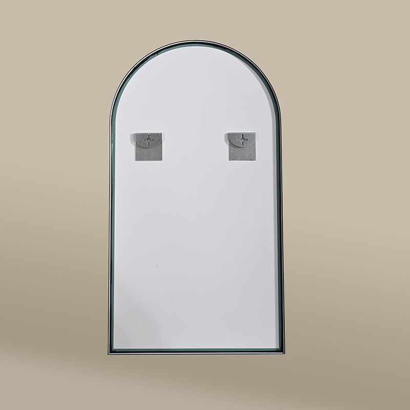 Miroir Demi-Lune 55X100 Noir Mat Chatelet