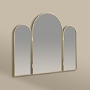 Chatelet Triptyque 94X76 Dore Mat