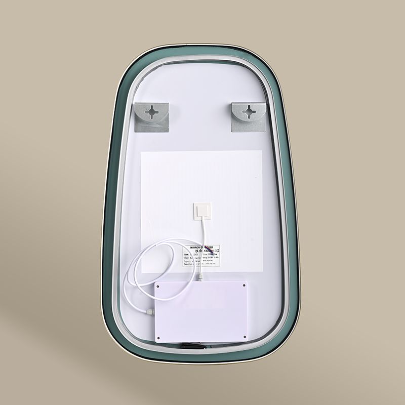 Elipse Miroir Rect.50X80 Led+Anti-Buee Dore Mat