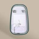 Elipse Miroir Rect.50X80 Led+Anti-Buee Dore Mat
