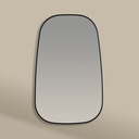 Elipse Miroir Rectangulaire 50X80 Noir Mat