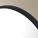 Elipse Miroir Rectangulaire 50X80 Noir Mat