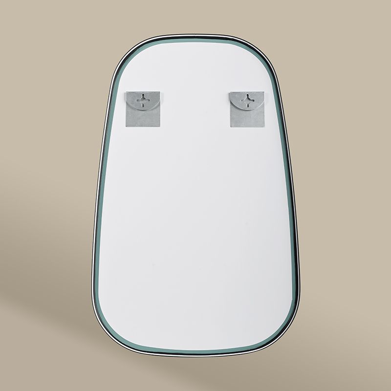 Elipse Miroir Rectangulaire 50X80 Noir Mat