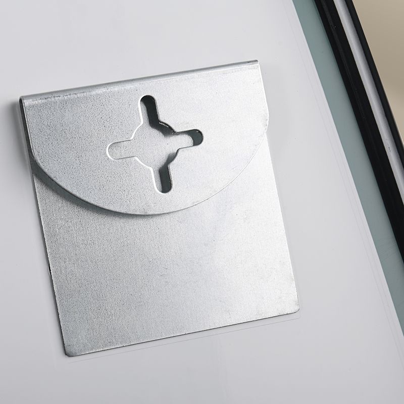 Elipse Miroir Rectangulaire 50X80 Noir Mat