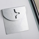 Elipse Miroir Rectangulaire 50X80 Noir Mat