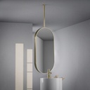 Miroir suspendu 50X100  Dore Mat  Chatelet 2