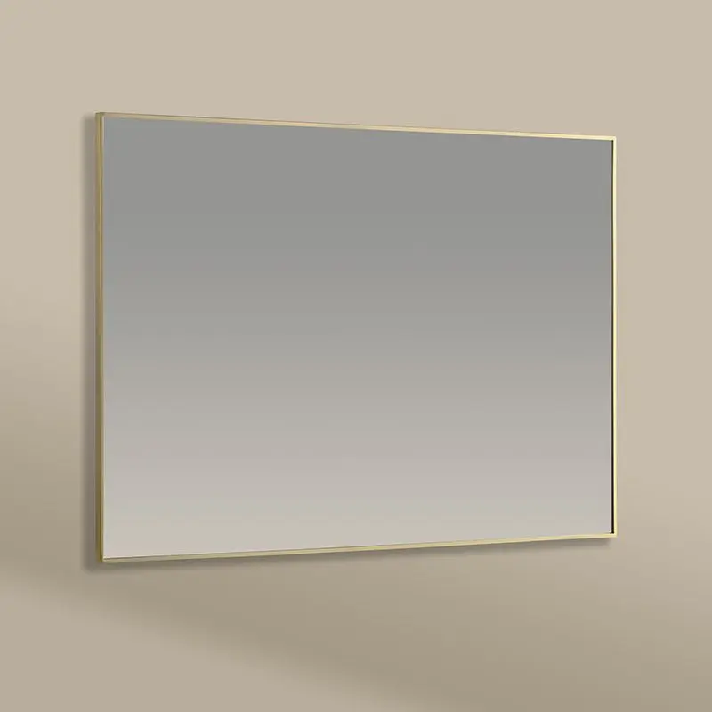 Chatelet Miroir Rectangulaire 100X80 Dore Mat.webp