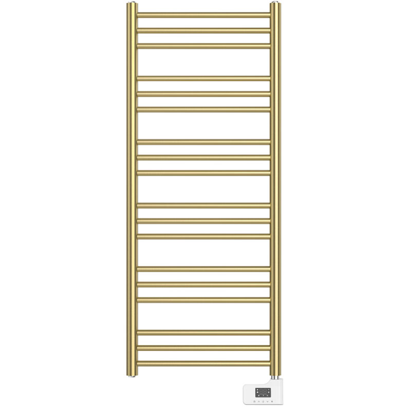 Sèche-Serviettes électrique, 120x50 cm, 500W, Doré brossé, Châtelet