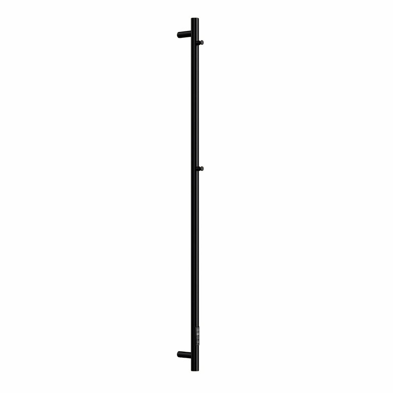 Chauffe serviette électrique 75W 145X32  Noir mat, Châtelet