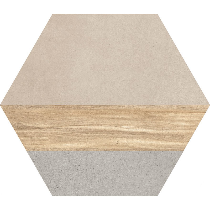 Carreau Hexawork, Mix, 21x18,2 cm