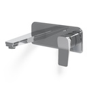 Robinet mitigeur lavabo mural chromé, Hix