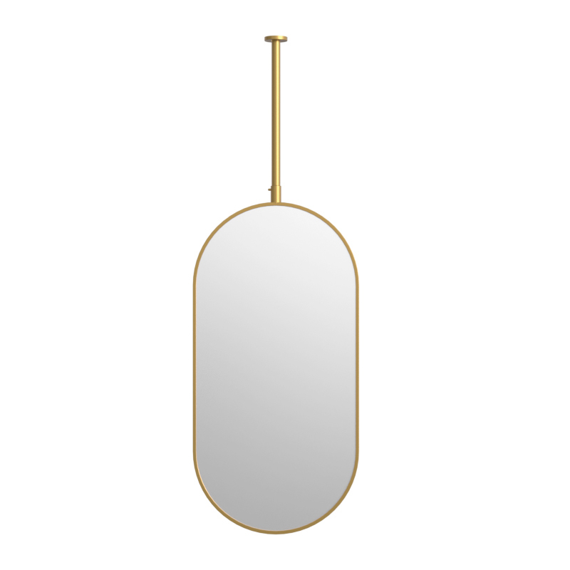 Miroir suspendu Doré brossé 50X100, Châtelet