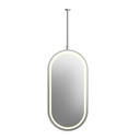 Miroir suspendu Led, Inox brossé 50X100, Châtelet