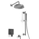 Pack douche à encastrer mitigeur, chromé, Monceau