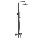 Colonne de douche thermostatique gris anthracite, Châtelet III