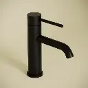 Robinet mitigeur lavabo noir mat, Châtelet