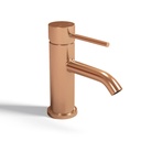 Robinet mitigeur lave-mains doré rose brossé, Châtelet