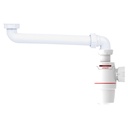 Siphon de lavabo et tubulure gain de place, Ø32 mm, Neo Air