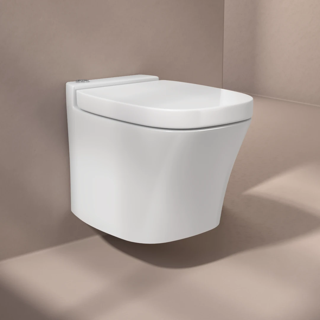 WC suspendu céramique blanc, Infinity Essences