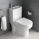 WC à poser avec lave-mains intégré et robinet, Integral