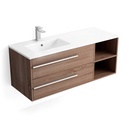 Meuble plan vasque suspendu britannia 120 cm, Tropcoul