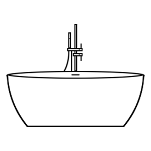 Baignoire îlot
